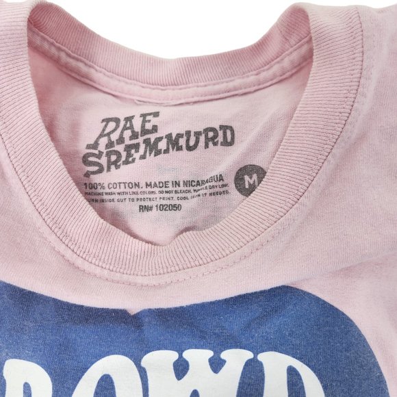 RAE SREMMURD Men's "Crowd Pleaser" Long Sleeve Double Sided Medium Pink - Picture 4 of 8